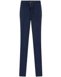 Slowear - Drawstring Elasticated-Waist Trousers - Lyst