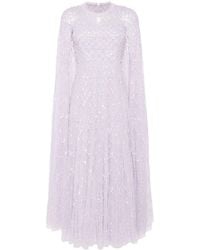 Needle & Thread - Heart Lattice Sequin-embellished Gown - Lyst