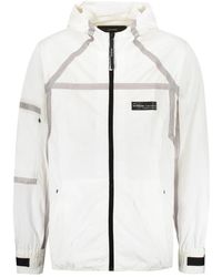 ISO.POETISM - Mesh Panel Hooded Jacket - Lyst