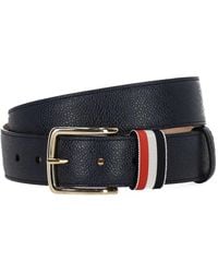Thom Browne - Striped Buckle Belt - Lyst