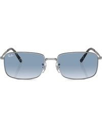 Ray-Ban - Gradient-Lenses Square-Frame Sunglasses - Lyst