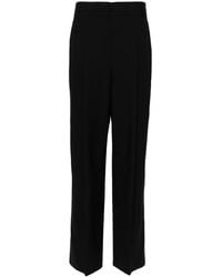 Brunello Cucinelli - Pressed-Crease Palazzo Pants - Lyst