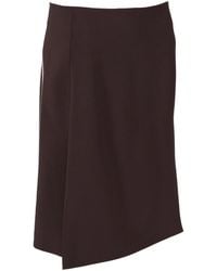 P.A.R.O.S.H. - Wool-Blend Midi Skirt - Lyst