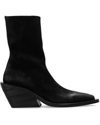 Marsèll - Gessetto 90Mm Point-Toe Leather Ankle Boots - Lyst