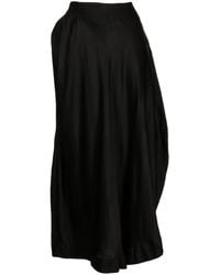 Forme D'expression - Asymmetric Cotton Midi Skirt - Lyst