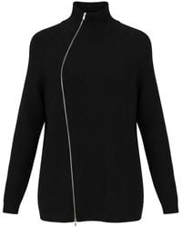 Alpha Studio - Zip-Up Cardigan - Lyst