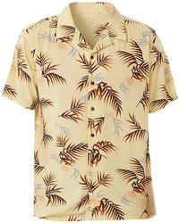Rip Curl - Surf Revival Overhemd Met Bladerprint - Lyst