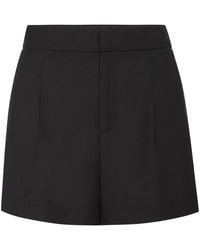 Philipp Plein - Logo-Plaque Satin Shorts - Lyst