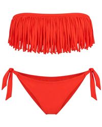 Banana Moon - Westo Fringes Bandeau Bikini - Lyst