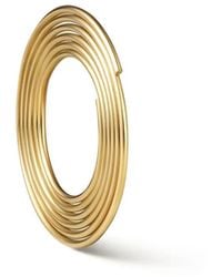 Shihara - 18Kt Flat Hoop 02 Earring - Lyst