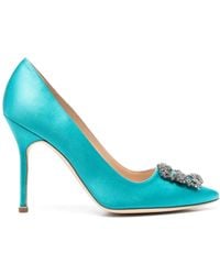 Manolo Blahnik - 105Mm Hangisi Pumps - Lyst