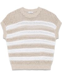 Peserico - オープンニット トップ - Lyst