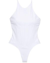 Mugler - Corseted One-piece Swimsuit - Lyst