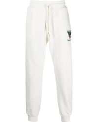 CASABLANCA - Tennis Club Cotton Track Pants - Lyst