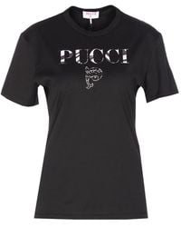 PUCCI - ロゴ グラフィック Tシャツ - Lyst