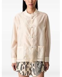 ViCOLO - Frog-Fastening Band-Collar Shirt - Lyst