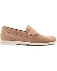 Bally - Suede Slip-On Loafers - Lyst