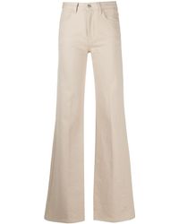 AMI Jeans svasati a vita alta - Neutro