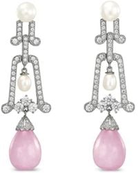 Anabela Chan - 14K And Rhodium Vermeil Moderne Multi-Stone Drop Earrings - Lyst