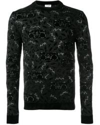 Saint Laurent - ジャカードセーター - Lyst