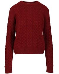 Max Mara - Cable-Knit Cashmere Jumper - Lyst
