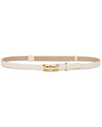 Elisabetta Franchi - Crystal-Embellished Logo-Buckle Belt - Lyst