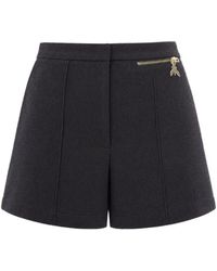 Patrizia Pepe - Zip-Detail Tailored Shorts - Lyst