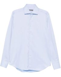 Corneliani - Spread-Collar Button-Up Shirt - Lyst