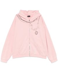 we11done - Zip-Up Hoodie - Lyst