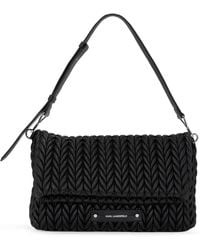 Karl Lagerfeld - K/Weave Grote Schoudertas - Lyst