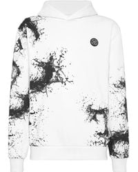 Philipp Plein - Splash Hooded Sweatshirt - Lyst