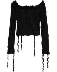 Blumarine - Off-Shoulder Top - Lyst