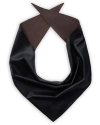 Lemaire - Leather Triangle Scarf - Lyst