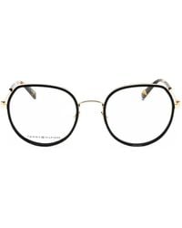 Tommy Hilfiger - Lunettes De Vue À Monture Ronde - Lyst