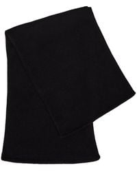 John Smedley - Sciarpa Nera - Lyst