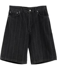 Carhartt - Pinstripe Denim Shorts - Lyst