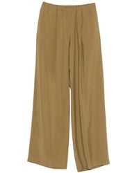 Alysi - Pocket Elasticated Palazzo Pants - Lyst