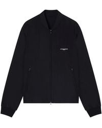 Emporio Armani - Nylon Blouson With Micro Logo Embroidery - Lyst