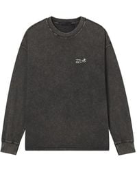 FIVE CM - Acid-Wash Long-Sleeve T-Shirt - Lyst