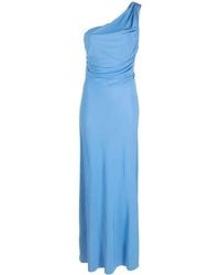Alberta Ferretti - One-Shoulder Long Dress - Lyst