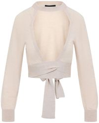 Simone Rocha - Top con abertura - Lyst