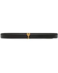 Ami Paris - Ceinture Lézard Cuir De Vachette 25Mm Avec Boucle Ami De Cœur - Lyst