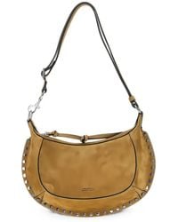 Isabel Marant - Oskan Moon Stud-Embellished Shoulder Bag - Lyst