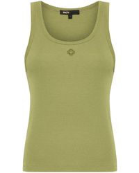 Maje - Ribbed Tank Top - Lyst