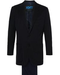 Kiton - Single-breasted Jersey Suit - Lyst