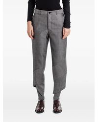 Comme des Garçons - Pantalon De Costume À Ourlet Asymétrique - Lyst