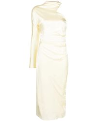Rejina Pyo - Ola Satin Midi Dress - Lyst