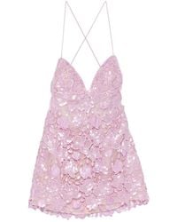 retroféte - Vestido corto Kamala con lentejuelas - Lyst