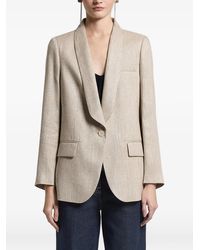 Peserico - Chaqueta Con Motivo De Espiga - Lyst
