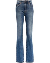 Roberto Cavalli - Straight-Leg-Jeans mit hohem Bund - Lyst
